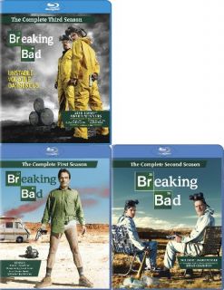 Breaking Bad Season 1 2 3 New SEALED Blu Ray
