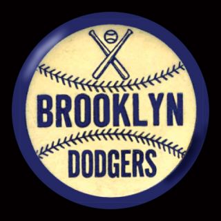 Brooklyn Dodgers Baseball Repro 2 1 4 Pinback Button