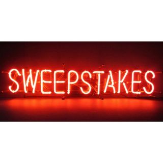 sweepstakes neon sign from brookstone neonetics offers hundreds of 