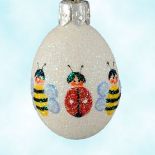 Patricia Breen Mini Easter Egg Bee Ladybug European Glass Christmas 
