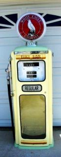 ANTIQUE GAS PUMP   Restored and Customized w/ Display Area or Wine 