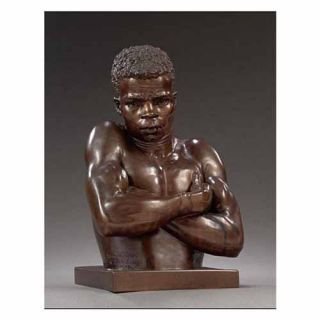 Bronze Blackamoor Black Man Bust Shangaan Von Wouw