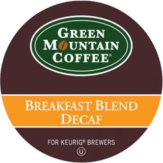 Keurig K Cup Green Mountain Breakfast Blend Decaf Coffee 00720