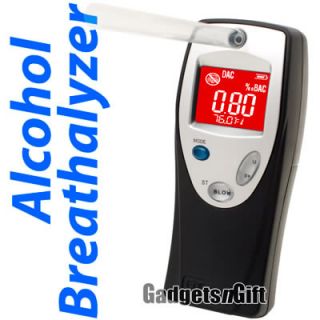 Alcohol Breathalyser Digital Breath Tester Detector Blood Alarm Alert 