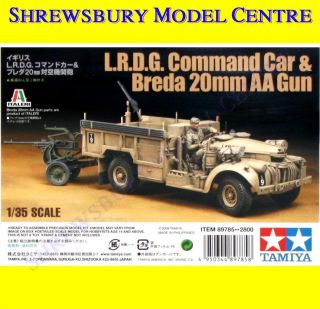   35 British LRDG Chevrolet Truck Breda 20mm AA Gun Release 89785