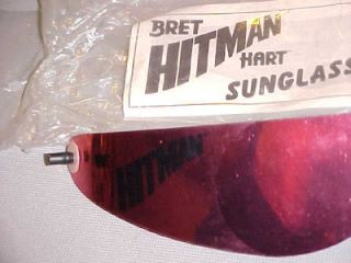 Original 1989 WWF BRET HITMAN HART SUNGLASSES w Package Titan Sports 