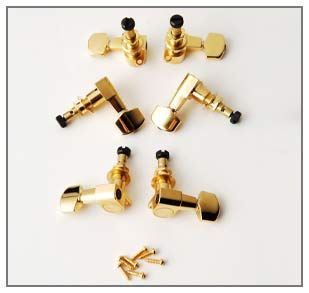PRS Parts Phase II Locking Tuners Gold Set of 6 Acc 4338