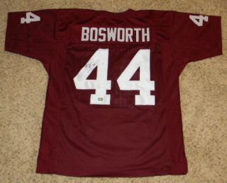 Brian Bosworth Autographed Signed Ou Oklahoma Sooners 44 Jersey COA 