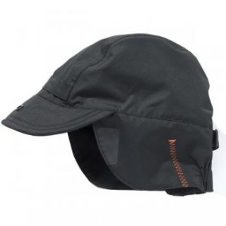 Bear Grylls Waterproof Short Peak Hat in Black Pepper Size Small 