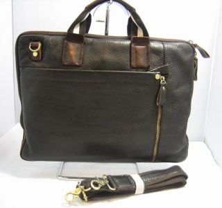 New 100 Real Leather SKM Shoulder Briefcases Bag
