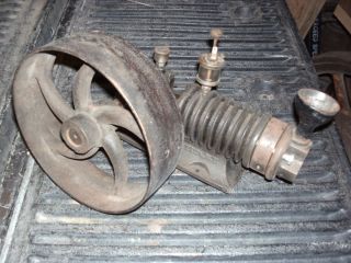 brunner air compressor gas engine hit and miss