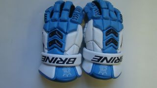  Brine Messiah Custom Lax Gloves 13" Blue Jays New