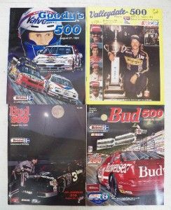 Lot of 4 Official NASCAR Souvenir Magazines Bristol International 