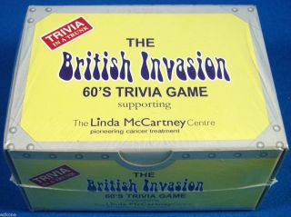 British Invasion 60s Trivia Game Music Pop Culture Beatles Stones Film 