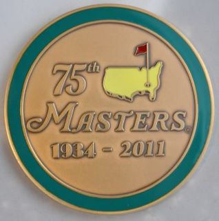   Souvenir Medallion with all Masters winners names on one side