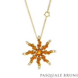 Pasquale Bruni 60 Ct Diamond Citrine Necklace 18K