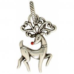 Brighton Jewelry ABC Charm REINDEER Holiday Christmas AWESOME