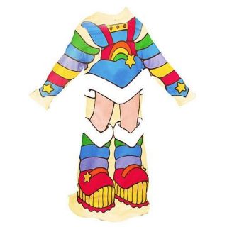 Adult Rainbow Brite Cozy Cozie Snuggie Snuggy Costume or Cushy Robe 