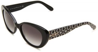    Franca 2 JEF Black Plastic Cat Eye Sunglasses Florence Broadhurst