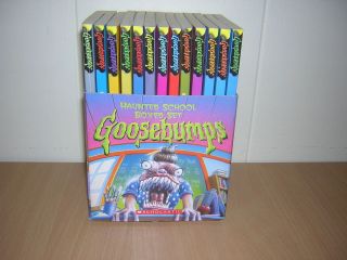 Goosebumps Haunted School Boxed Box Set 13 Books R L Stine Scholastic 