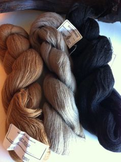 Lot D 5 French Broder Medicis Wool Yarn Hanks for Tapestry 