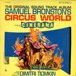  LP OST Circus World Dimitri Tiomkin