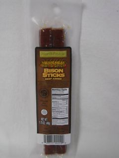 Bison Hot Spicy Sticks Buffalo Meat North Prairie Sig