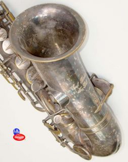Antique Evette Schaeffer Buffet Crampon Cie Paris Alto Saxophone for 