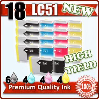   New Ink Cartridge LC51 for Brother Printer MFC 885CW MFC 440CN