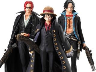 One Piece Super Styling Strong Brothers Luffy Ace Shank