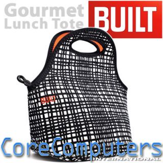 Built NY Gourmet Getaway Lunch Tote City Grid Design New Thermal Bag 