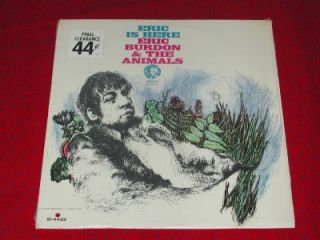 Eric Burdon The Animals Eric Is Here Mono Orig in Shrink Top Copy LP 
