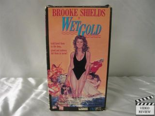 Wet Gold VHS Brooke Shields Burgess Meredith Tom Byrd 012236859536 