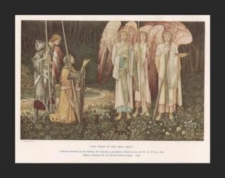 Pre Raphaelite Grail Burne Jones Dearle Morris 1899