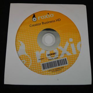 Roxio Creator Business HD Software DVD Burning CD Sonic