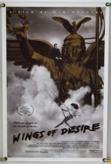   Desire Rolled Orig 1sh Movie Poster Wim Wenders Bruno Ganz 1988