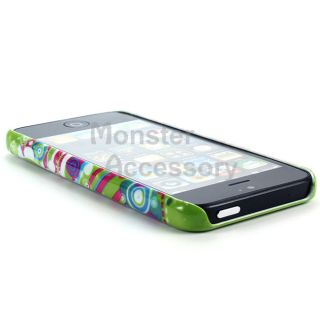 Green Bubbles Gem Bling Hard Case Cover for Apple iPhone 5 5g 6th Gen 