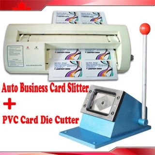 Automatic Business Card Slitter PVC Paper Card Rounder Die Cutter 