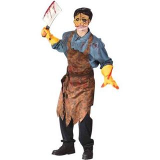 Butcher Leatherface Chainsaw Bloody Apron Teen Costume
