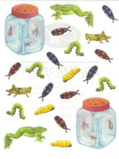 Creative Memories Stickers Summer Bugs Frogs Insects