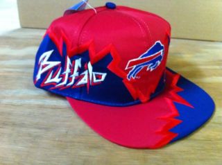 Buffalo Bills Snapback Hat Cap Vtg Vintage Jordan Bulls Tisa Deadstock 