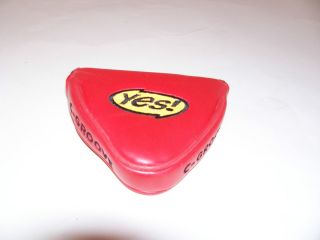 Yes C Groove Putter Headcover Triangle Red