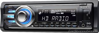 in dash  cd wma aac receiver with built in hd radio ipod controls 