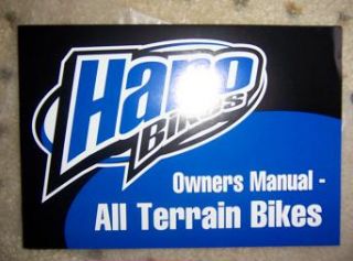 1996 Haro All Terrain Bike Manual Mountain Bicycle H
