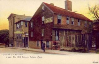 PRE 1907 SALEM, MA OLD BAKERY CABINET MAKER FURNITURE REPAIR HORACE E 