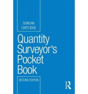 Quantity Surveyors Pocket Book Paperback 9780415501101