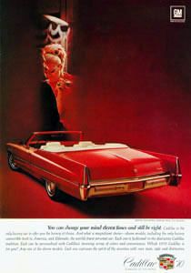 Cadillac DeVille Convertible 2 Door Coupe 1970 Ad