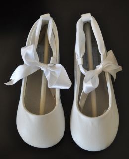 Designers Touch Baby Deer Sabrina White Ballet Shoes