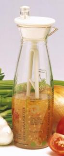 product features this salad dressing mixer comes with six recipes and 
