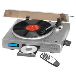 Memorex Turntable CD Burner Player Tape Player USB to PC Recorder 